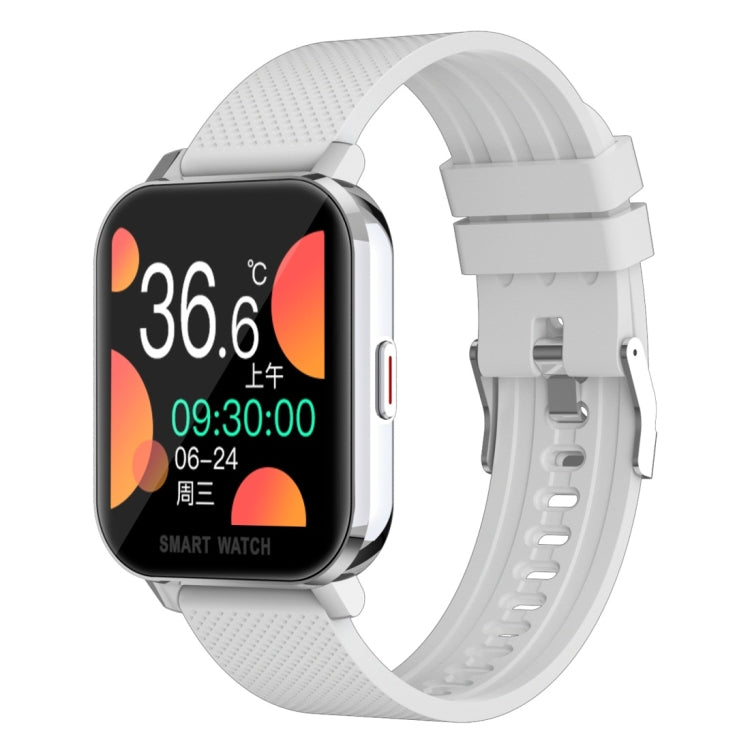 Écran TFT de 1,54 pouces IP67 Étanche Montre Intelligente de Bande de Silicone de Sport d'Affaires, Moniteur de Sommeil de Soutien / Moniteur de Fréquence Cardiaque / Surveillance de la Pression Artérielle, Silicone Strip