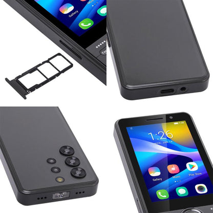 Téléphone à clavier UNIWA XS24, 2 Go + 16 Go, écran 3,5 pouces, Android 8.1, processeur quadricœur Mediatek MT6737M, lampe torche, réseau 4G, compatible avec le Google Play Store, No Power Plug