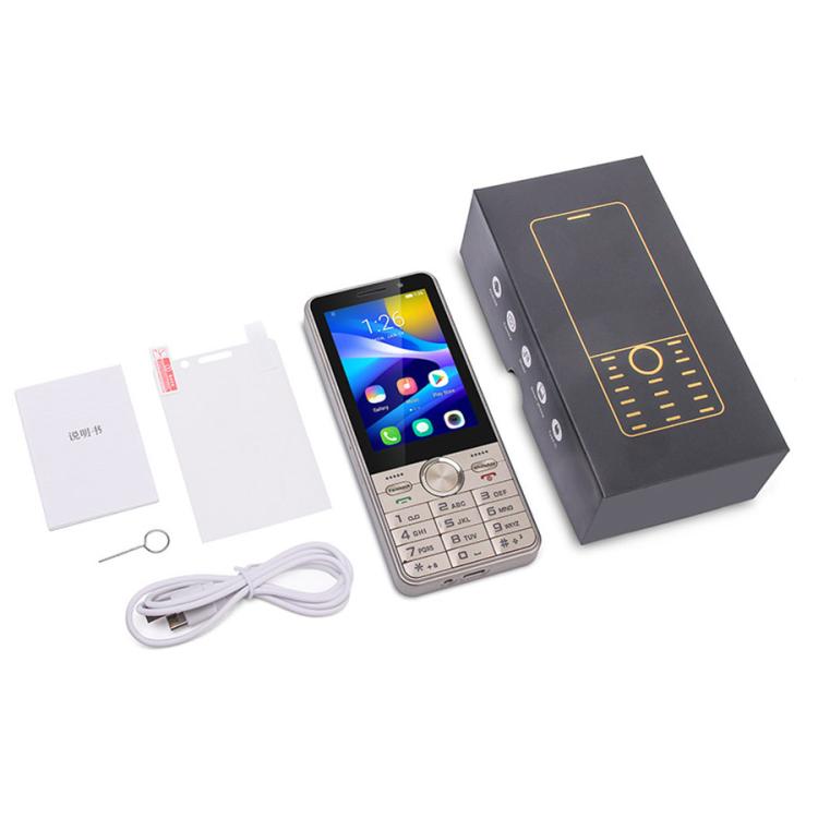 Téléphone à clavier UNIWA XS24, 2 Go + 16 Go, écran 3,5 pouces, Android 8.1, processeur quadricœur Mediatek MT6737M, lampe torche, réseau 4G, compatible avec le Google Play Store, No Power Plug