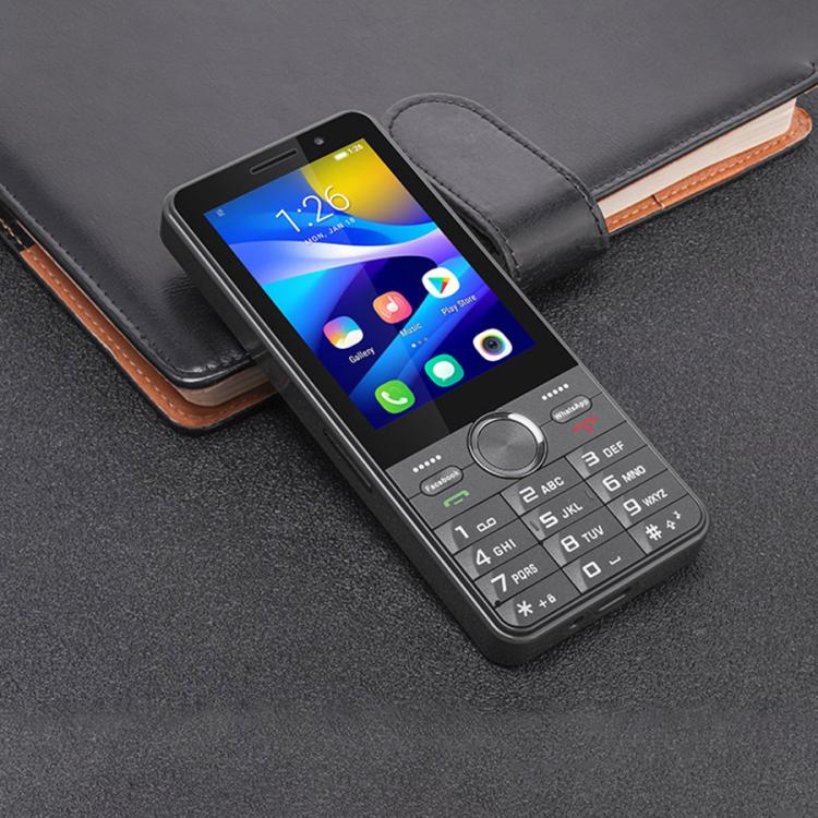 Téléphone à clavier UNIWA XS24, 2 Go + 16 Go, écran 3,5 pouces, Android 8.1, processeur quadricœur Mediatek MT6737M, lampe torche, réseau 4G, compatible avec le Google Play Store, No Power Plug