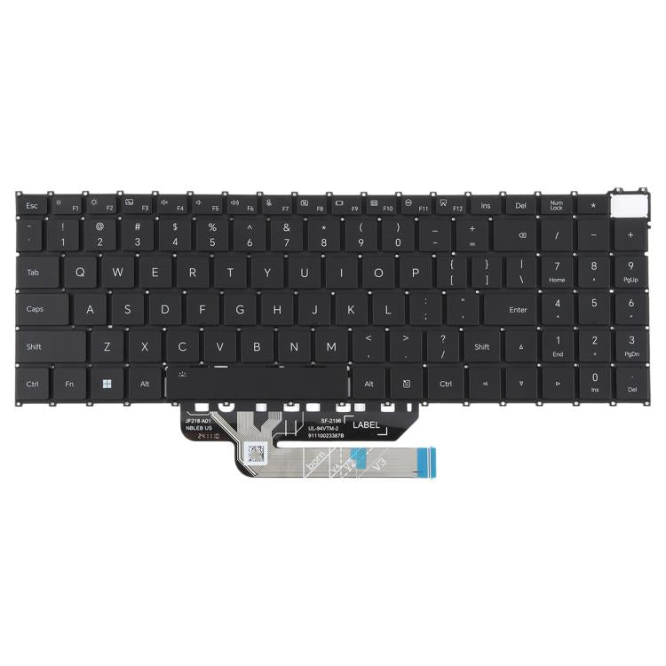US Version Laptop Keyboard for Honor MagicBook X16 2022 PRO BRN-F56 G561 H76 G56 F561