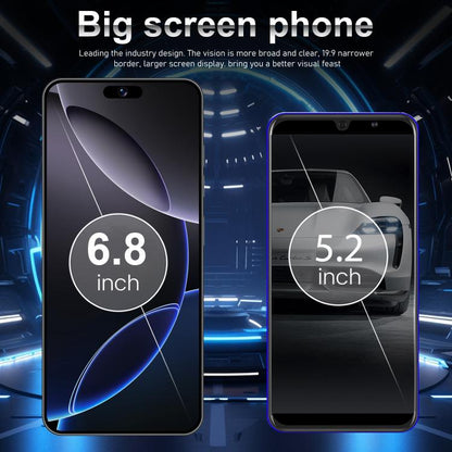 I16 Pro Max / VD1, 3GB+32GB, 6.8 inch Android 10 MTK6753 Octa Core, Network: 4G, Dual SIM, EU Plug, US Plug, UK Plug, AU Plug