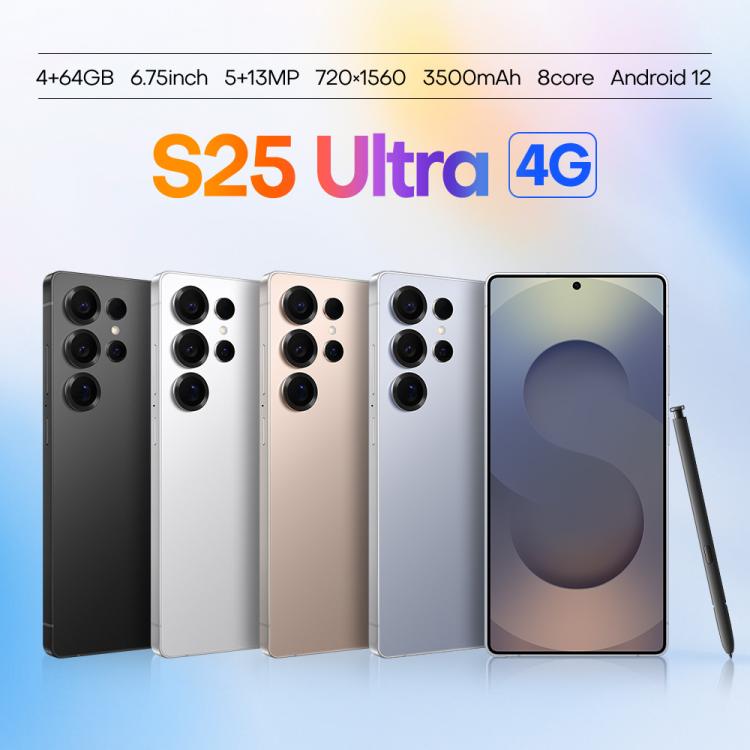 S25 Ultra / Q25, 4 Go + 64 Go, écran 6,75 pouces, Android 12, processeur octa-core MTK6762, réseau 4G, double SIM, stylet inclus., EU Plug, US Plug, AU Plug, UK Plug