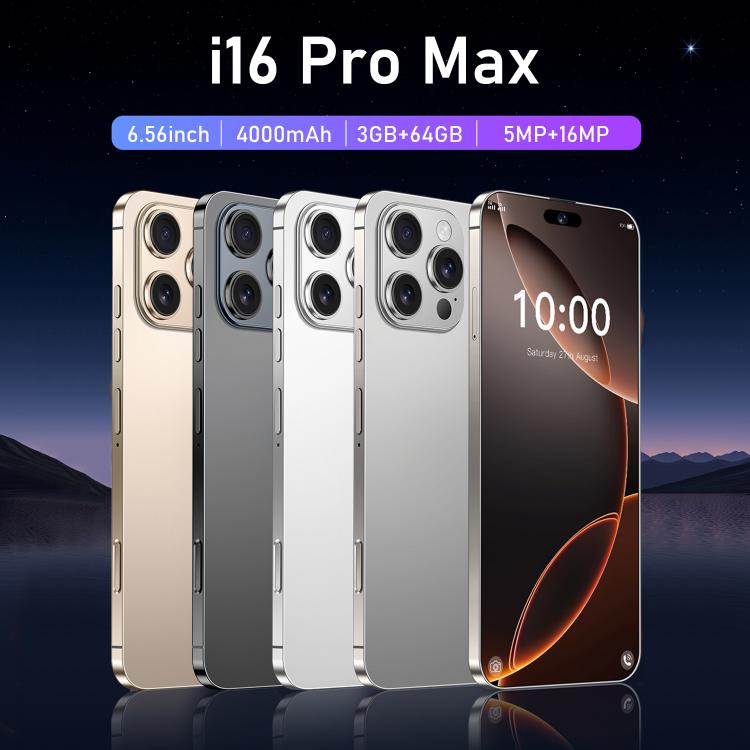 I16 Pro Max / RAi3, 3 Go + 64 Go, écran 6,56 pouces, Android 10, processeur quadricœur MTK6739, réseau 4G, double SIM, EU Plug, US Plug, UK Plug, AU Plug