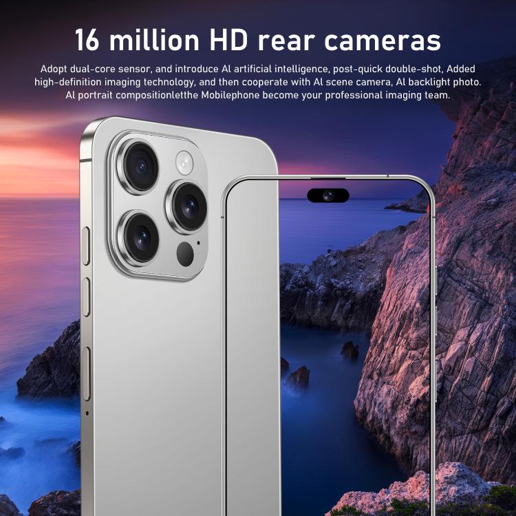 I16 Pro Max / RAi3, 3 Go + 64 Go, écran 6,56 pouces, Android 10, processeur quadricœur MTK6739, réseau 4G, double SIM, EU Plug, US Plug, UK Plug, AU Plug