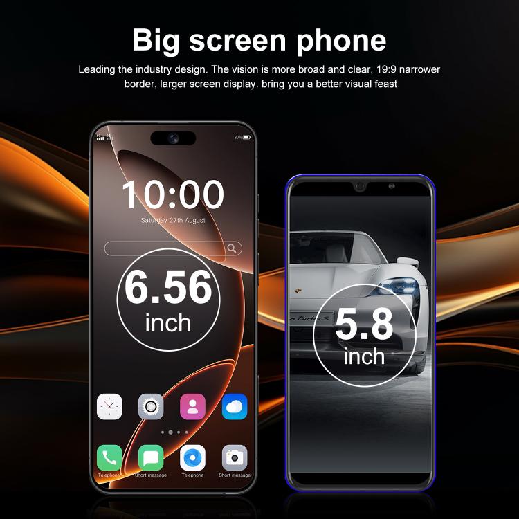 I16 Plus / RAi5, 3 Go + 64 Go, écran 6,56 pouces, Android 10, processeur quadricœur MTK6739, réseau 4G, double SIM, EU Plug, US Plug, UK Plug, AU Plug