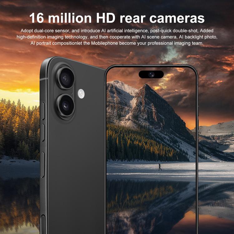 I16 Plus / RAi5, 3 Go + 64 Go, écran 6,56 pouces, Android 10, processeur quadricœur MTK6739, réseau 4G, double SIM, EU Plug, US Plug, UK Plug, AU Plug