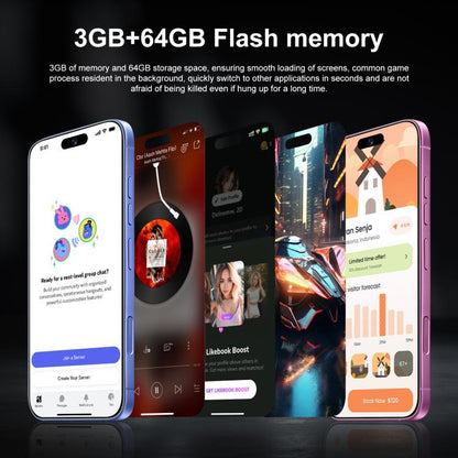 I16 Plus / RAi5, 3 Go + 64 Go, écran 6,56 pouces, Android 10, processeur quadricœur MTK6739, réseau 4G, double SIM, EU Plug, US Plug, UK Plug, AU Plug