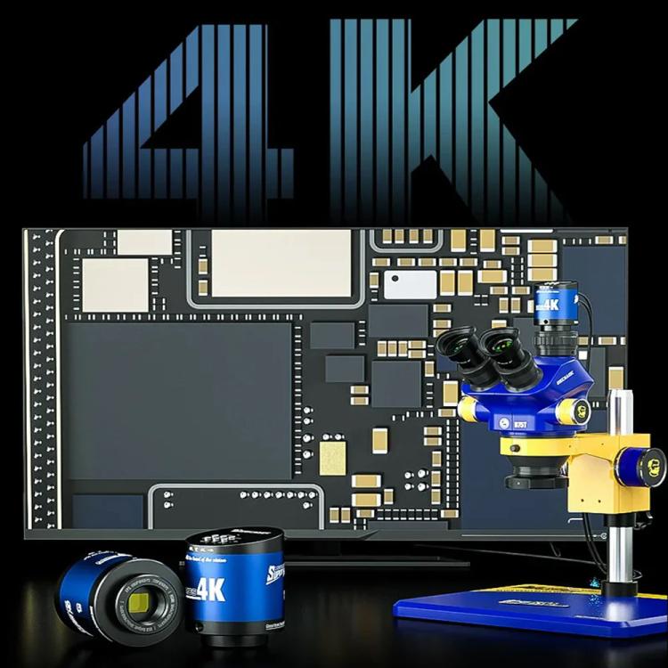 Caméra de microscope industriel Mechanic MOS 4K avec capteur IMX415 51MP Ultra HD, Mechanic MOS 4K