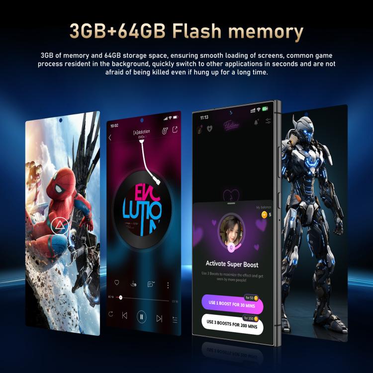 C24 Pro / S3-3, 3 Go + 64 Go, écran 6,56 pouces, Android 10, processeur quadricœur MTK6739, réseau 4G, double SIM, EU Plug, US Plug, UK Plug, AU Plug