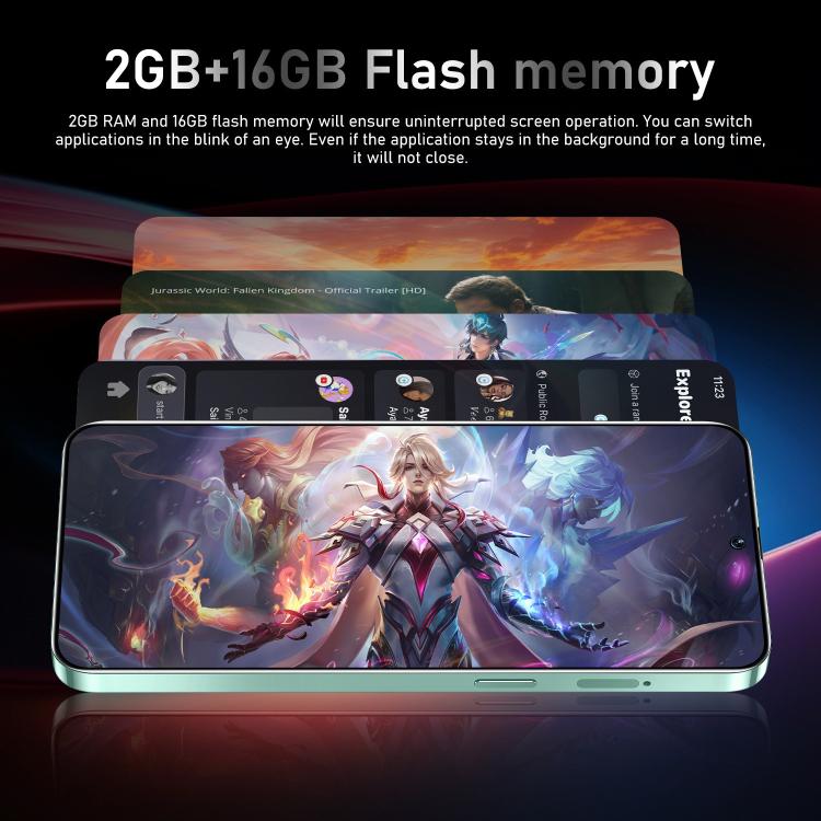 Note 14 / ZKU291, 2 Go + 16 Go, écran 6,56 pouces, Android 8.1, processeur quadricœur MTK6580A, réseau 3G, double SIM, EU Plug, US Plug, UK Plug, AU Plug