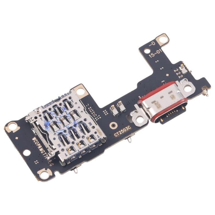 Carte de port de charge avec emplacement pour carte SIM, ne prend pas en charge la charge rapide., For Realme GT7 5G, For Realme 14 Pro+ 5G RMX5051, For Realme GT7 Pro Racing, For Realme Neo7 5G RMX5060, For Realme GT7 Pro 5G RMX5010 RMX5011
