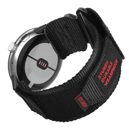 Bracelet de montre xDfind à boucle auto-agrippante en nylon à dégagement rapide, For Google Pixel Watch 5 / 4 / 3 / 2 / 1 41mm, For Google Pixel Watch 5 / 4 / 3 45mm