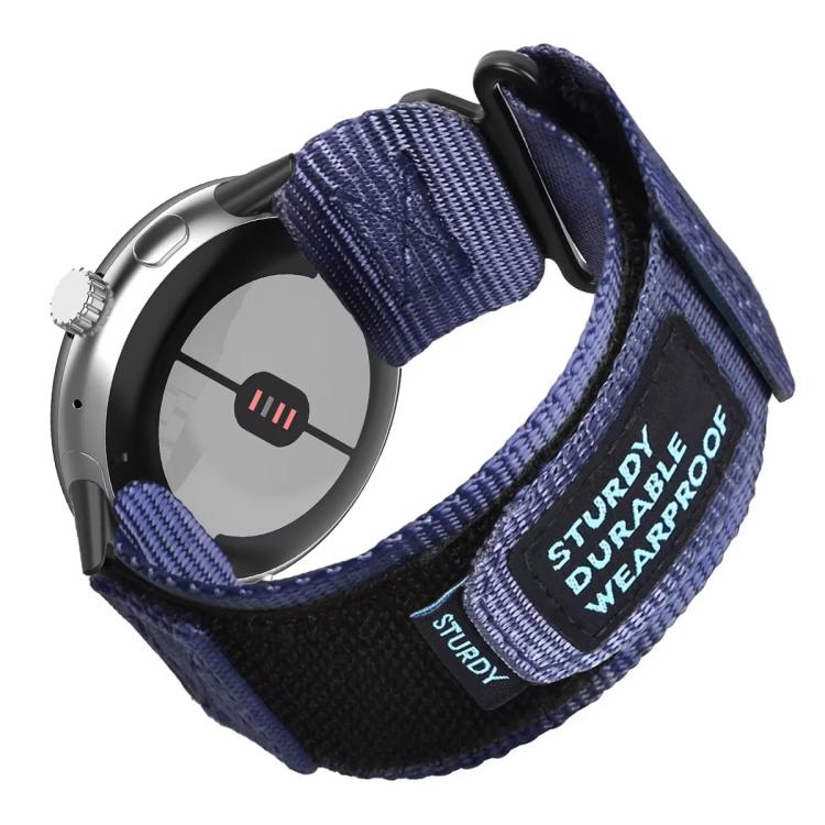 Bracelet de montre xDfind à boucle auto-agrippante en nylon à dégagement rapide, For Google Pixel Watch 5 / 4 / 3 / 2 / 1 41mm, For Google Pixel Watch 5 / 4 / 3 45mm