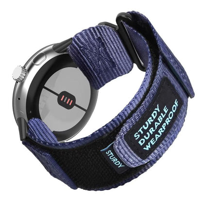 Bracelet de montre xDfind à boucle auto-agrippante en nylon à dégagement rapide, For Google Pixel Watch 5 / 4 / 3 / 2 / 1 41mm, For Google Pixel Watch 5 / 4 / 3 45mm
