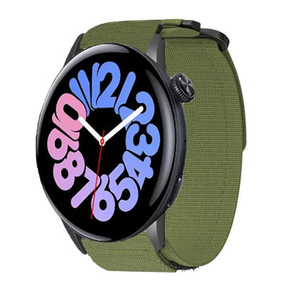 Bracelet de montre xDfind à boucle auto-agrippante en nylon à dégagement rapide, For vivo Watch 5, For vivo Watch 3 / iQOO Watch