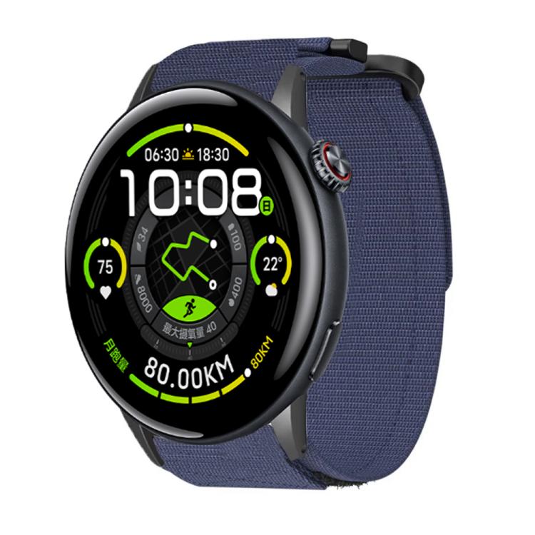 Bracelet de montre xDfind à boucle auto-agrippante en nylon à dégagement rapide, For vivo Watch 5, For vivo Watch 3 / iQOO Watch