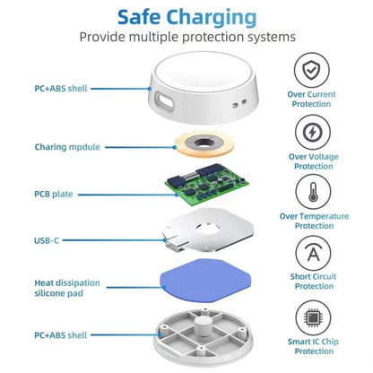 Chargeur magnétique sans fil portable pour montre connectée xDfind, longueur : 1 m, For Samsung Galaxy Watch8/Ultra 2025/7/6/5