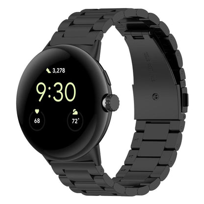 Bracelet de montre en métal à trois perles et à dégagement rapide xDfind, For Google Pixel Watch 5 / 4 / 3 / 2 / 1 41mm, For Google Pixel Watch 5 / 4 / 3 45mm