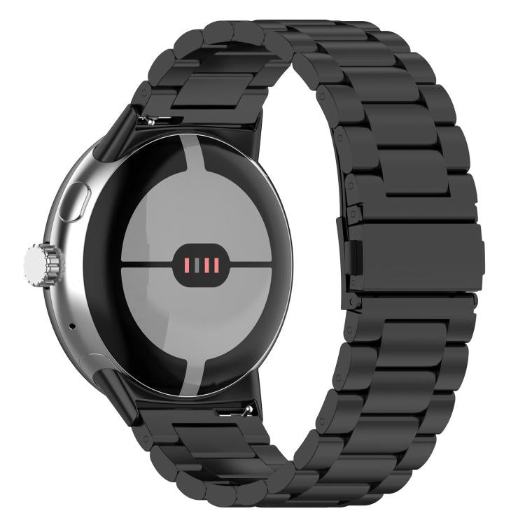 Bracelet de montre en métal à trois perles et à dégagement rapide xDfind, For Google Pixel Watch 5 / 4 / 3 / 2 / 1 41mm, For Google Pixel Watch 5 / 4 / 3 45mm