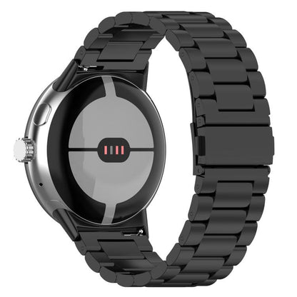 Bracelet de montre en métal à trois perles et à dégagement rapide xDfind, For Google Pixel Watch 5 / 4 / 3 / 2 / 1 41mm, For Google Pixel Watch 5 / 4 / 3 45mm