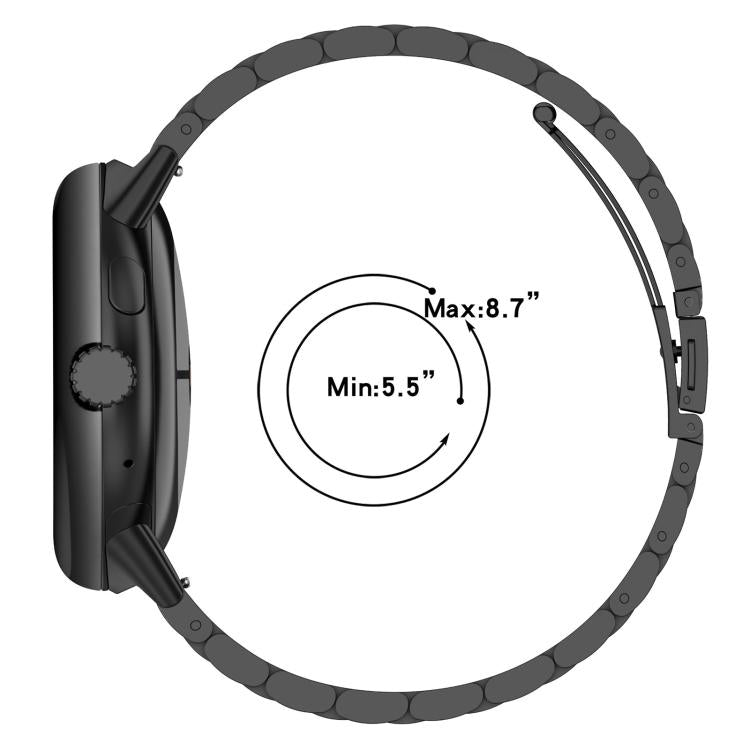 Bracelet de montre en métal à trois perles et à dégagement rapide xDfind, For Google Pixel Watch 5 / 4 / 3 / 2 / 1 41mm, For Google Pixel Watch 5 / 4 / 3 45mm