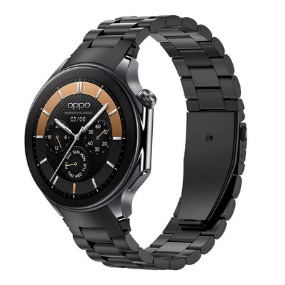 Bracelet de montre en métal à trois perles et à dégagement rapide xDfind, For OPPO Watch X2 / X, For OPPO Watch SE / Watch 3