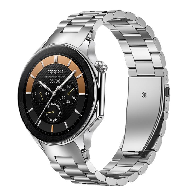 Bracelet de montre en métal à trois perles et à dégagement rapide xDfind, For OPPO Watch X2 / X, For OPPO Watch SE / Watch 3