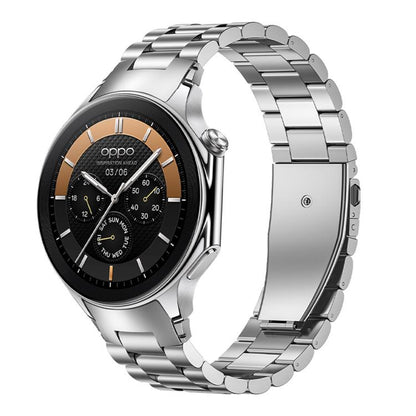 Bracelet de montre en métal à trois perles et à dégagement rapide xDfind, For OPPO Watch X2 / X, For OPPO Watch SE / Watch 3
