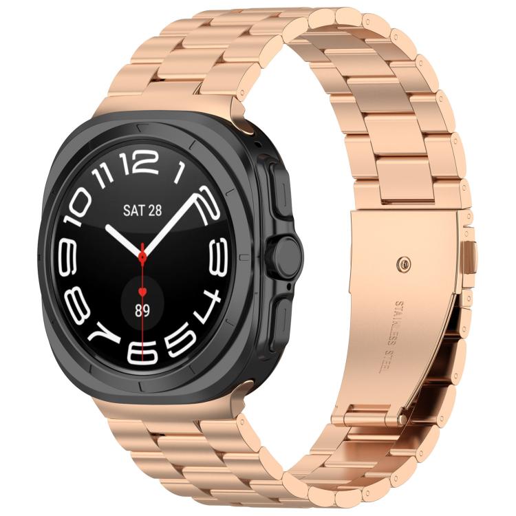 Bracelet de montre en métal à trois perles xDfind, For Samsung Galaxy Watch Ultra 47mm, For Samsung Galaxy Watch 7 / FE / 6 / 5 / 4, For Samsung Galaxy Fit3