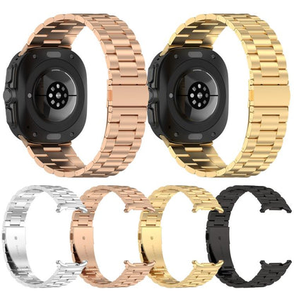 Bracelet de montre en métal à trois perles xDfind, For Samsung Galaxy Watch Ultra 47mm, For Samsung Galaxy Watch 7 / FE / 6 / 5 / 4, For Samsung Galaxy Fit3