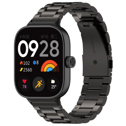 Bracelet de montre en métal à trois perles et à dégagement rapide xDfind, For Xiaomi Band 10 Pro / 9 Pro / Redmi Watch 6, For Xiaomi Smart Band 10 / 9 / 8 NFC, For Xiaomi Redmi Watch 3 20mm