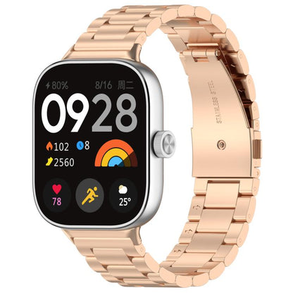 Bracelet de montre en métal à trois perles et à dégagement rapide xDfind, For Xiaomi Band 10 Pro / 9 Pro / Redmi Watch 6, For Xiaomi Smart Band 10 / 9 / 8 NFC, For Xiaomi Redmi Watch 3 20mm