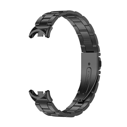 Bracelet de montre en métal à trois perles et à dégagement rapide xDfind, For Xiaomi Smart Band 11 / 10 / 9 / 8, For Xiaomi Band 10 Pro / 9 Pro / Redmi Watch 6, For Xiaomi Redmi Watch 3 20mm