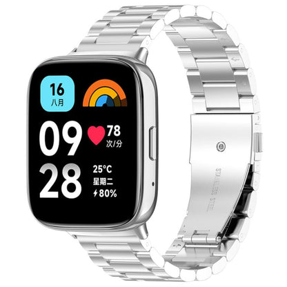 Bracelet de montre en métal à trois perles et à dégagement rapide xDfind, For Xiaomi Band 10 Pro / 9 Pro / Redmi Watch 6, For Xiaomi Smart Band 10 / 9 / 8 NFC, For Xiaomi Redmi Watch 3 20mm