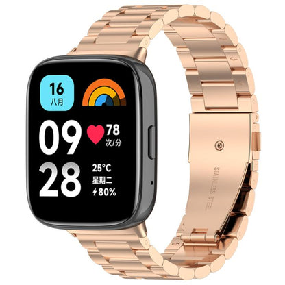 Bracelet de montre en métal à trois perles et à dégagement rapide xDfind, For Xiaomi Band 10 Pro / 9 Pro / Redmi Watch 6, For Xiaomi Smart Band 10 / 9 / 8 NFC, For Xiaomi Redmi Watch 3 20mm