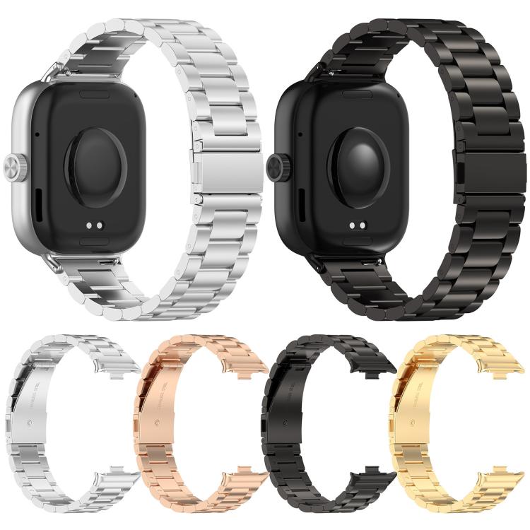 Bracelet de montre en métal à trois perles et à dégagement rapide xDfind, For Xiaomi Band 10 Pro / 9 Pro / Redmi Watch 6, For Xiaomi Smart Band 10 / 9 / 8 NFC, For Xiaomi Redmi Watch 3 20mm