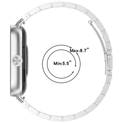 Bracelet de montre en métal à trois perles et à dégagement rapide xDfind, For Xiaomi Band 10 Pro / 9 Pro / Redmi Watch 6, For Xiaomi Smart Band 10 / 9 / 8 NFC, For Xiaomi Redmi Watch 3 20mm