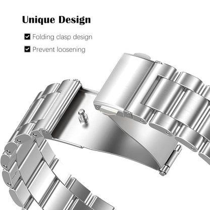 Bracelet de montre en métal à trois perles et à dégagement rapide xDfind, For Xiaomi Band 10 Pro / 9 Pro / Redmi Watch 6, For Xiaomi Smart Band 10 / 9 / 8 NFC, For Xiaomi Redmi Watch 3 20mm