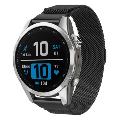 Bracelet de montre en métal à ajustement rapide milanais xDfind, For Garmin Fenix 8/7X/6X/5X 26mm, For Garmin Fenix 8/7/6/5 22mm, For Garmin Fenix 8/7S/6S/5S 20mm