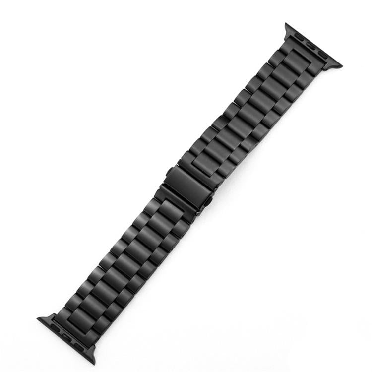 Bracelet de montre xDfind à trois perles et boucle déployante en acier inoxydable, For Apple Watch 42 / 44 / 45 / 46 / 49mm, For Apple Watch 38 / 40 / 41 / S10 42mm
