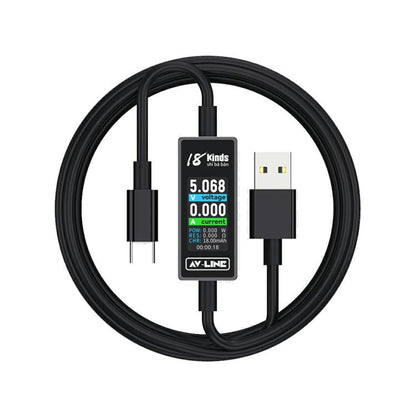 18 Kinds AV-Line 2.0 1.2m Intelligent Detection Charging Data Cable