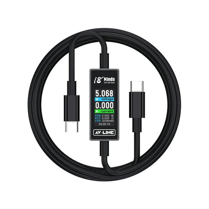 18 Kinds AV-Line Pro 1.2m Intelligent Detection Charging Data Cable