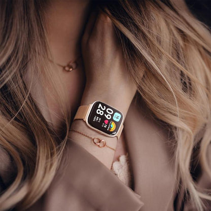 Bracelet de montre xDfind à boucle en métal et maille d'acier, For Redmi Watch 3