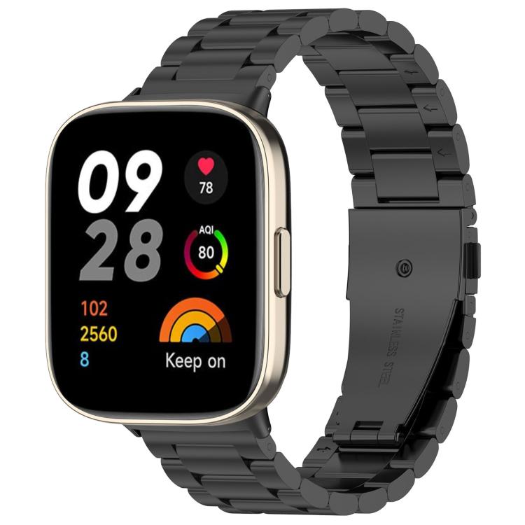 Bracelet de montre xDfind à trois perles en acier inoxydable, For Redmi Watch 3