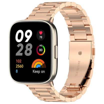 Bracelet de montre xDfind à trois perles en acier inoxydable, For Redmi Watch 3