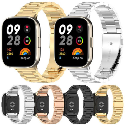 Bracelet de montre xDfind à trois perles en acier inoxydable, For Redmi Watch 3