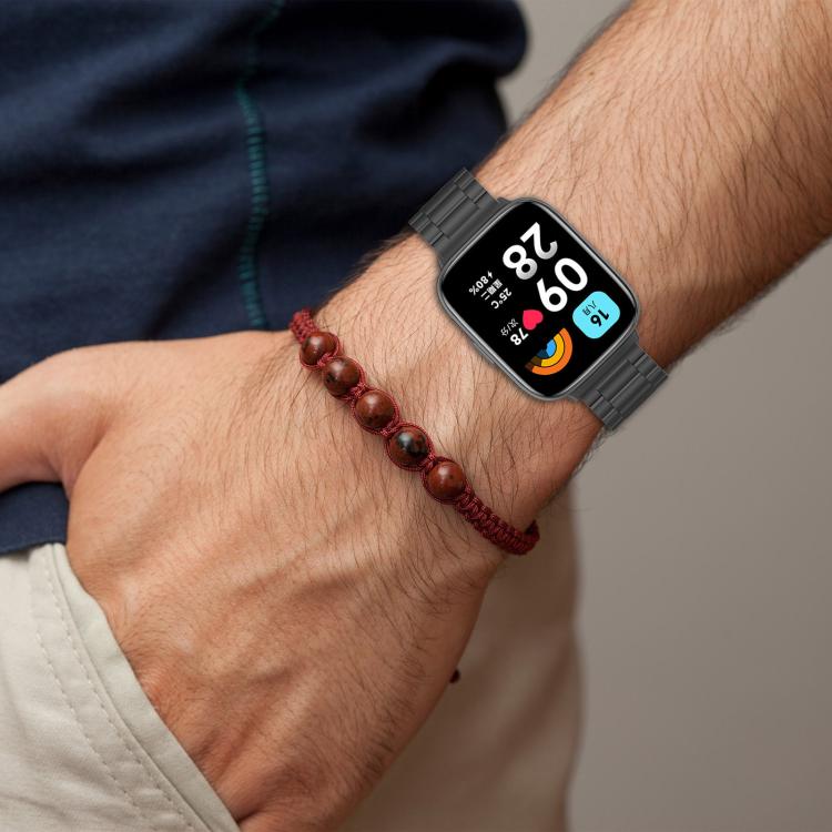 Bracelet de montre xDfind à trois perles en acier inoxydable, For Redmi Watch 3