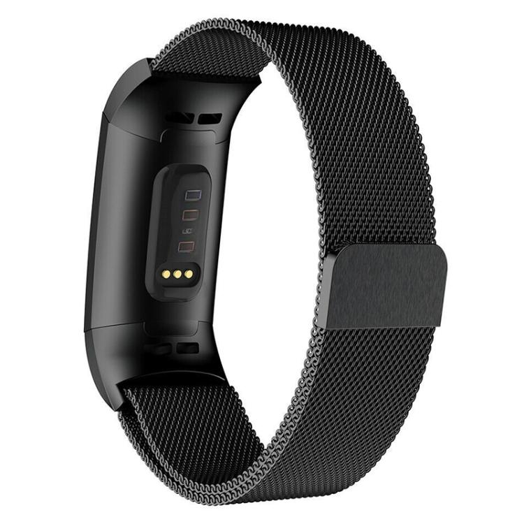 Bracelet de montre magnétique milanais en acier inoxydable xDfind, For Fitbit Charge 3 / 4