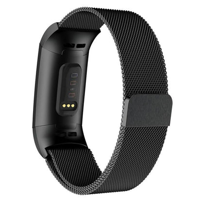 Bracelet de montre magnétique milanais en acier inoxydable xDfind, For Fitbit Charge 3 / 4